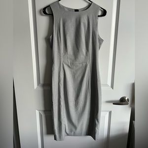 H&M grey sleeveless workwear dress size 8 NWT